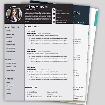 Modèles de CV Word