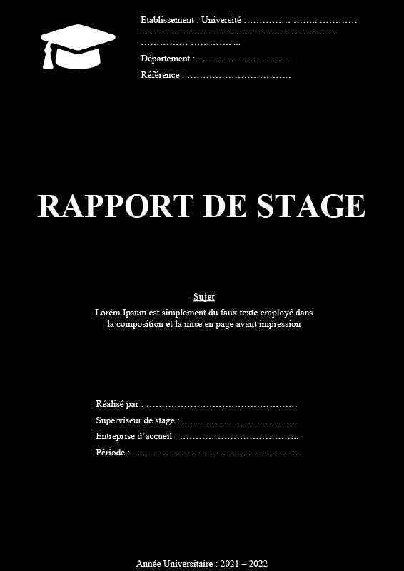 Mod le De Page De Garde Professionnelle Gratuite Au Format Docx Mod le De Page De Garde Professionnelle Gratuite Au Format Docx