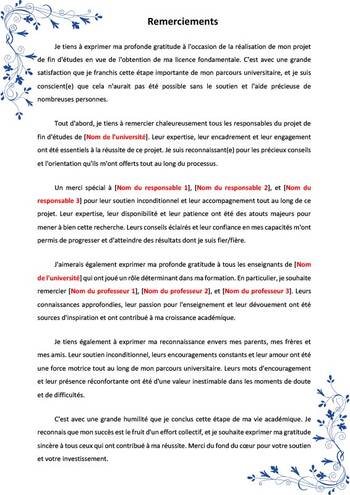 remerciement-pfe Exemple de Remerciement PFE